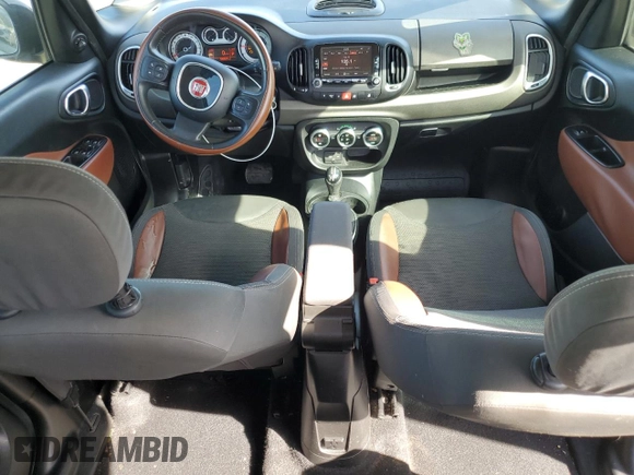 2014 FIAT 500L Trekking with VIN ZFBCFADH2EZ009533, listed as a Copart auction lot 43323265 with 126,887 mi miles and Salvage Title. Bid and sale history available at DreamBid. Image 8.