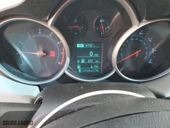 2014 Chevrolet Cruze LS with VIN 1G1PB5SG8E7151952, listed as a Copart auction lot 50174535 with 125,189 mi miles and Salvage Title. Bid and sale history available at carsss.com. Image 9.