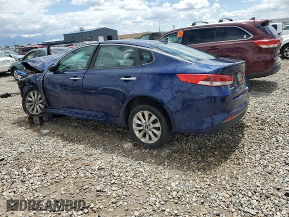 2017 Kia Optima LX with VIN 5XXGT4L36HG128546, listed as a Copart auction lot 57163655 with 164,335 mi miles and Salvage title. Bid and sale history available at DreamBid. Image 2.