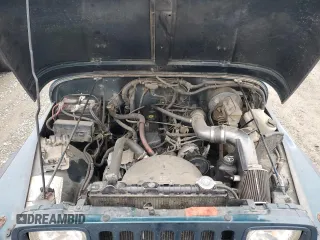 1995 Jeep Wrangler S with VIN 1J4FY19P1SP237075, listed as a Copart auction lot 84763794 with 201,888 mi miles and Salvage Title. Bid and sale history available at carsss.com. Image 11.