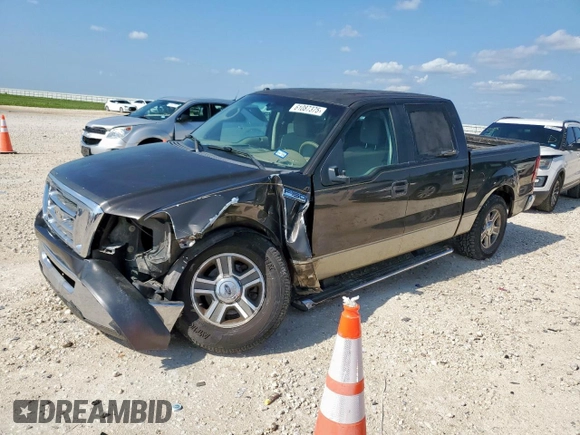 2007 Ford F-150 XLT with VIN 1FTRW12W37KB03263, listed as a Copart auction lot 61087375 with 167,585 mi miles and Salvage title. Bid and sale history available at DreamBid. Image 1.