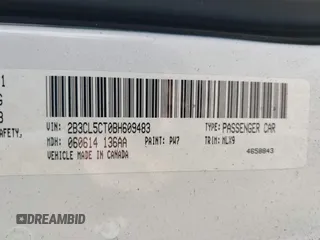 2011 Dodge Charger RT Plus with VIN 2B3CL5CT0BH609483, listed as a IAAI auction lot 40474315 with 202,644 mi miles. Bid and sale history available at carsss.com. Image 9.