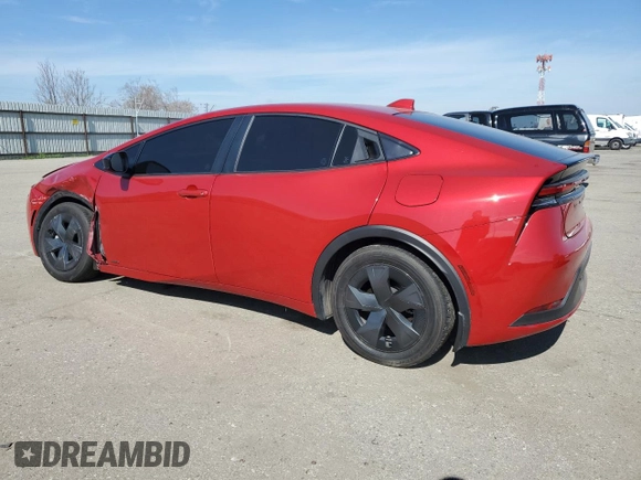 2024 Toyota Prius LE with VIN JTDADABU1R3018548, listed as a Copart auction lot 45822345 with 10,930 mi miles and Salvage Title. Bid and sale history available at carsss.com. Image 2.