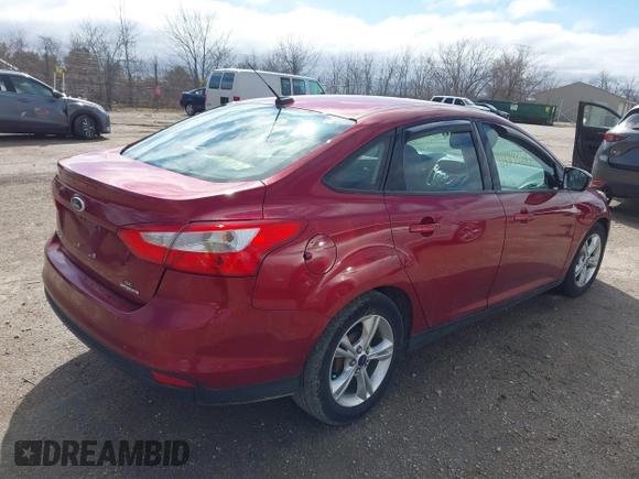 2014 Ford Focus SE with VIN 1FADP3F27EL403007, listed as a IAAI auction lot 41893547 with 95,864 mi miles. Bid and sale history available at carsss.com. Image 4.