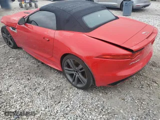 2017 Jaguar F-TYPE S with VIN SAJWA6FU2H8K37740, listed as a Copart auction lot 50696595 with 77,011 mi miles and Salvage Title. Bid and sale history available at carsss.com. Image 2.