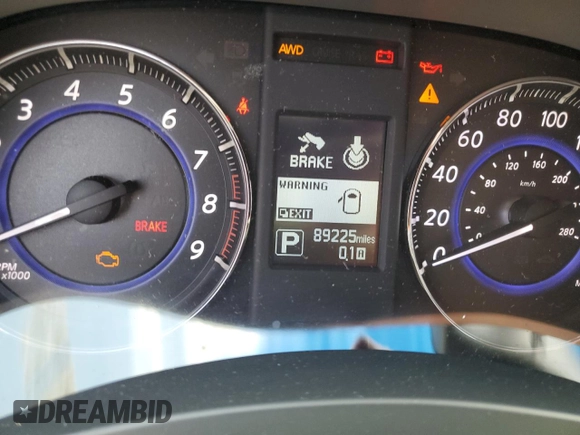 2017 Infiniti QX70 с VIN JN8CS1MW9HM413278, выставлен на аукционе Copart как лот 62882325 с пробегом 89 225 миль миль и Списание • Salvage title. История ставок и продаж доступна на DreamBid. Изображение 9.