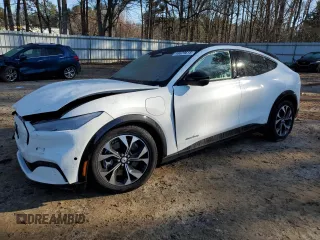 2021 Ford Mustang Mach-E Premium with VIN 3FMTK3SSXMMA09505, listed as a Copart auction lot 48629615 with 51,259 mi miles and Salvage Title. Bid and sale history available at DreamBid. Image 1.