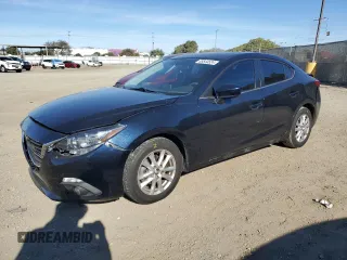 2015 Mazda 3 i Grand Touring with VIN JM1BM1W77F1260745, listed as a Copart auction lot 85544524 with 116,303 mi miles and Salvage title. Bid and sale history available at DreamBid. Image 1.