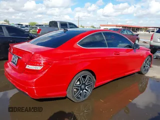 2015 Mercedes-Benz C-Class C 250 with VIN WDDGJ4HB8FG372362, listed as a IAAI auction lot 41735759 with 96,465 mi miles. Bid and sale history available at carsss.com. Image 4.