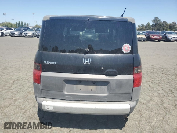 2004 Honda Element EX with VIN 5J6YH28674L021328, listed as a Copart auction lot 54576635 with 224,554 mi miles and Clean Title. Bid and sale history available at DreamBid. Image 6.