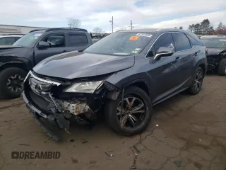 2018 Lexus RX with VIN JTJDZKCA0J2004642, listed as a Copart auction lot 87555505 with 130,294 mi miles and Salvage Title. Bid and sale history available at carsss.com. Image 1.