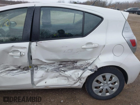 2012 Toyota Prius One with VIN JTDKDTB32C1504344, listed as a IAAI auction lot 42133870 with 183,836 mi miles and . Bid and sale history available at DreamBid. Image 6.