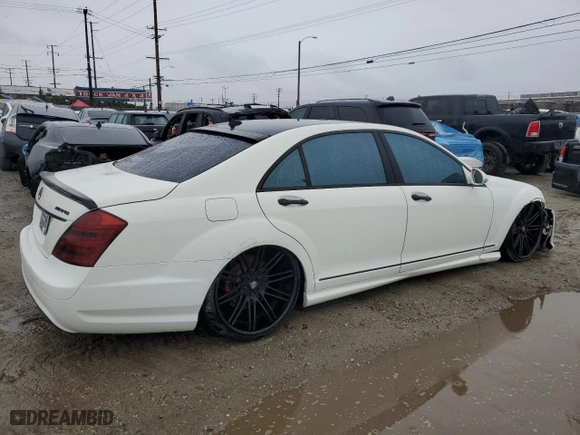 2009 Mercedes-Benz S-Class 5.5L V8 with VIN WDDNG71X89A280706, listed as a Copart auction lot 47773055 with 100,351 mi miles and Clean Title. Bid and sale history available at carsss.com. Image 3.