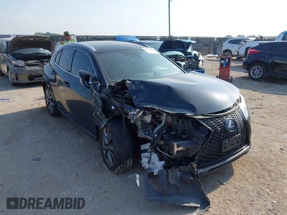 2022 Lexus UX 250h F Sport with VIN JTHR9JBHXN2058276, listed as a IAAI auction lot 42320129 with 83,439 mi miles and . Bid and sale history available at DreamBid. Image 1.