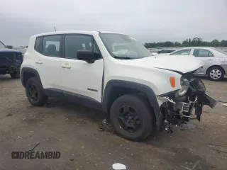 2018 Jeep Renegade Sport with VIN ZACCJBAB1JPJ35177, listed as a Copart auction lot 62722995 with 98,439 mi miles and Salvage title. Bid and sale history available at DreamBid. Image 4.