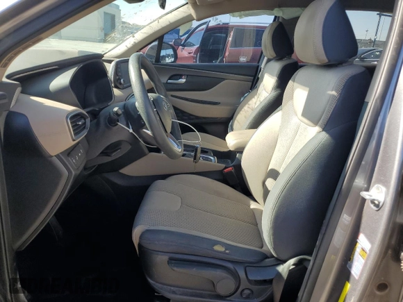 2019 Hyundai Santa Fe SE z VIN 5NMS23AD9KH043292, wystawiony jako Copart lot #54108685 z przebiegiem 27 474 mil mil oraz Szkoda całkowita • Salvage title. Historia ofert i sprzedaży dostępna na DreamBid. Obrazek 7.