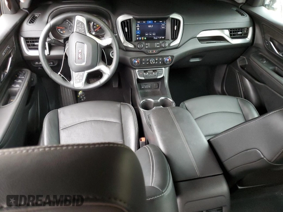 2024 GMC Terrain SLT with VIN 3GKALVEGXRL402255, listed as a Copart auction lot 58592915 with 8,998 mi miles and Salvage title. Bid and sale history available at DreamBid. Image 8.