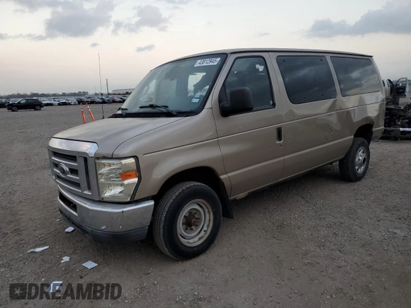 2011 Ford Econoline Passenger XL with VIN 1FBNE3BL4BDA40775, listed as a Copart auction lot 43812945 with Not Provided miles and Salvage Title. Bid and sale history available at carsss.com. Image 1.