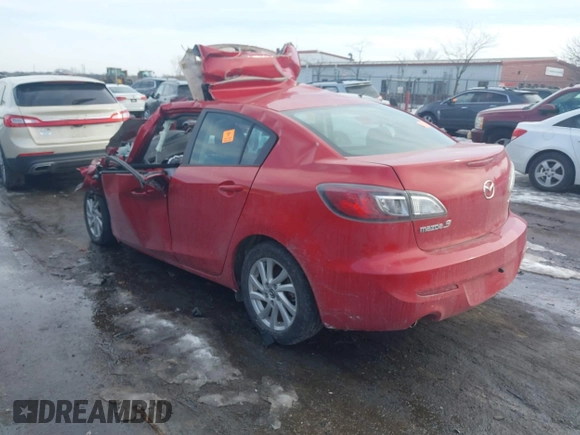 2013 Mazda 3 i Touring with VIN JM1BL1VP7D1806574, listed as a IAAI auction lot 41651735 with Not Provided miles and . Bid and sale history available at DreamBid. Image 3.