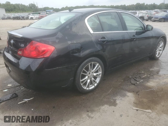 2007 Infiniti G35 Journey with VIN JNKBV61EX7M713397, listed as a Copart auction lot 61899474 with Not Provided miles and Salvage Title. Bid and sale history available at DreamBid. Image 3.