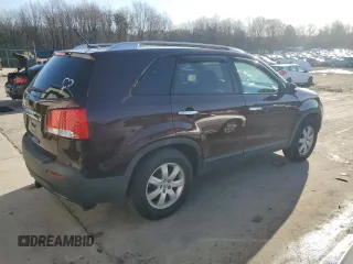 2013 Kia Sorento LX with VIN 5XYKT3A63DG361839, listed as a Copart auction lot 49459425 with Not provided miles and Salvage title. Bid and sale history available at DreamBid. Image 3.