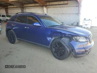 2005 Infiniti FX z VIN JNRAS08W65X220619, wystawiony jako Copart lot #50396215 z przebiegiem 180 332 mil mil oraz Szkoda całkowita • Salvage title. Historia ofert i sprzedaży dostępna na DreamBid. Obrazek 4.
