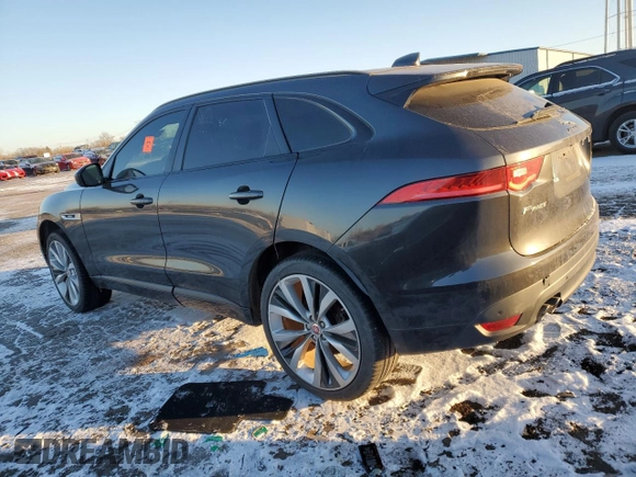 2017 Jaguar F-Pace 20d R-Sport with VIN SADCL2BN0HA088311, listed as a Copart auction lot 89003185 with Not Provided miles and Clean Title. Bid and sale history available at DreamBid. Image 2.