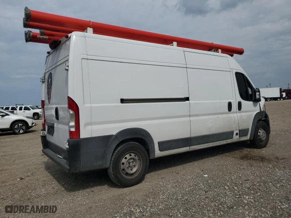 2019 Ram ProMaster Cargo Van with VIN 3C6TRVDG3KE563133, listed as a Copart auction lot 68084554 with 87,820 mi miles and Salvage Title. Bid and sale history available at carsss.com. Image 3.