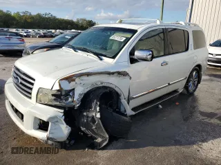 2005 Infiniti QX56 with VIN 5N3AA08C85N809744, listed as a Copart auction lot 85271734 with 194,138 mi miles and Salvage Title. Bid and sale history available at DreamBid. Image 1.