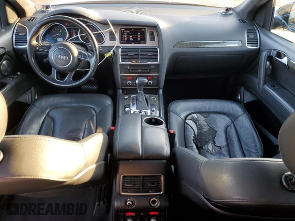 2015 Audi Q7 3.0T S line Prestige with VIN WA1DGBFE9FD005673, listed as a Copart auction lot 43054265 with 143,210 mi miles and Salvage Title. Bid and sale history available at carsss.com. Image 8.
