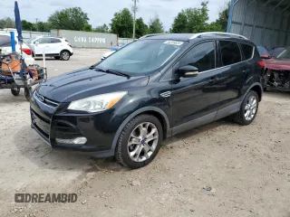 2015 Ford Escape Titanium with VIN 1FMCU0J9XFUA66261, listed as a Copart auction lot 55246625 with 140,447 mi miles and Salvage title. Bid and sale history available at DreamBid. Image 1.