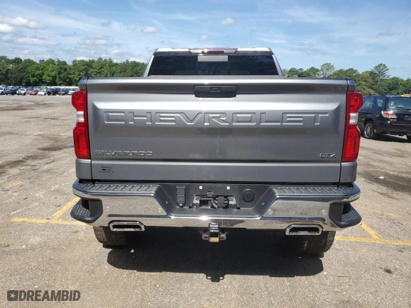 2019 Chevrolet Silverado 1500 LTZ with VIN 3GCUYGELXKG181970, listed as a Copart auction lot 55012414 with 84,417 mi miles and Salvage Title. Bid and sale history available at carsss.com. Image 6.