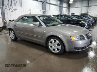 2004 Audi A4 1.8T with VIN WAUAC48H24K020805, listed as a Copart auction lot 70991884 with 88,465 mi miles and Salvage Title. Bid and sale history available at carsss.com. Image 4.