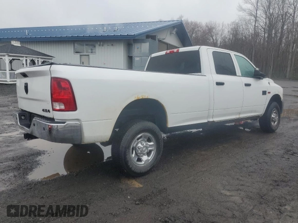 2012 Ram 2500 ST with VIN 3C6TD5HT8CG297877, listed as a Copart auction lot 52046485 with 144,523 mi miles and Salvage Title. Bid and sale history available at carsss.com. Image 3.