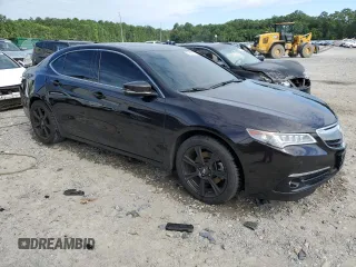 2015 Acura TLX V6 Advance with VIN 19UUB2F7XFA015315, listed as a Copart auction lot 58861154 with 88,858 mi miles and Salvage Title. Bid and sale history available at carsss.com. Image 4.