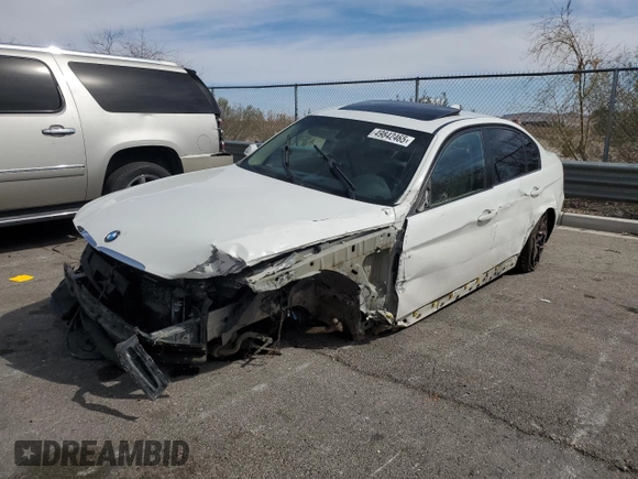 2008 BMW 3 Series 328xi with VIN WBAVC93558K041732, listed as a Copart auction lot 49842465 with 189,663 mi miles and Salvage title. Bid and sale history available at DreamBid. Image 1.