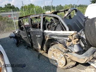 2019 Jeep Wrangler Unlimited Sport S with VIN 1C4HJXDN9KW636706, listed as a Copart auction lot 53625215 with Not provided miles and Non repairable. Bid and sale history available at DreamBid. Image 2.