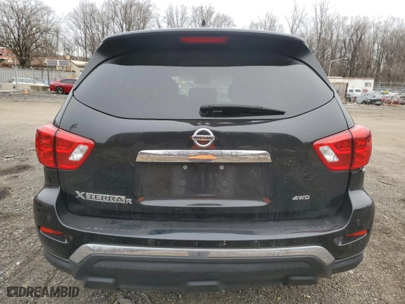 2019 Nissan Pathfinder S with VIN 5N1DR2MMXKC652671, listed as a Copart auction lot 43795675 with 81484 miles and Salvage Title. Bid and sale history available at carsss.com. Image 6.