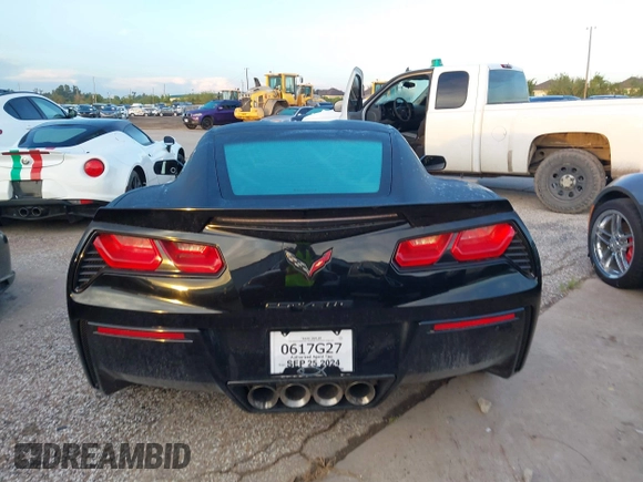 2017 Chevrolet Corvette 1LT with VIN 1G1YB2D71H5120591, listed as a IAAI auction lot 40208363 with 26,397 mi miles and . Bid and sale history available at DreamBid. Image 16.