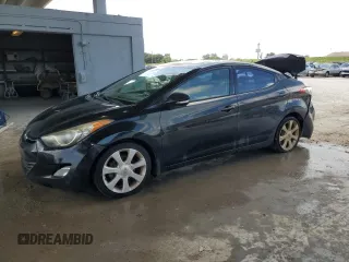 2013 Hyundai Elantra GLS with VIN 5NPDH4AE5DH196540, listed as a Copart auction lot 63768605 with 189,753 mi miles and Salvage title. Bid and sale history available at DreamBid. Image 1.