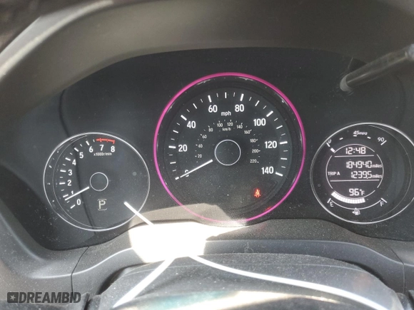 2016 Honda HR-V EX-L w/Navi with VIN 3CZRU5H74GM726813, listed as a Copart auction lot 50419475 with 184,940 mi miles and Salvage Title. Bid and sale history available at carsss.com. Image 9.