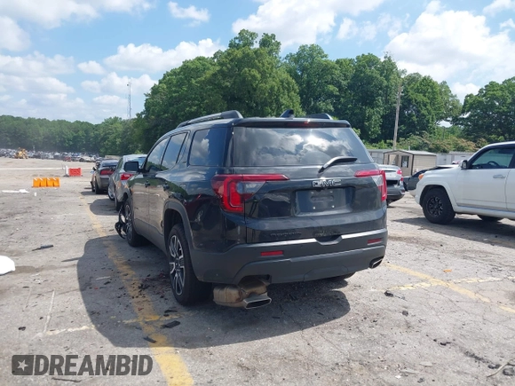 2021 GMC Acadia SLT with VIN 1GKKNMLS0MZ136228, listed as a IAAI auction lot 42445381 with 65,700 mi miles and . Bid and sale history available at DreamBid. Image 3.