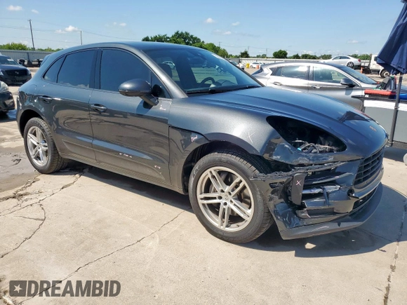 2021 Porsche Macan with VIN WP1AA2A5XMLB06210, listed as a Copart auction lot 58085225 with 38,015 mi miles and Salvage title. Bid and sale history available at DreamBid. Image 4.