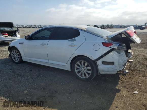 2015 Kia Optima EX с VIN 5XXGN4A71FG372585, выставлен на аукционе Copart как лот 60850935 с пробегом Не указан миль и Чистый • Clean title. История ставок и продаж доступна на DreamBid. Изображение 2.