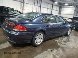 2002 BMW 7 Series 745Li with VIN WBAGN63482DR06407, listed as a Copart auction lot 82769194 with 108,208 mi miles and Salvage Title. Bid and sale history available at carsss.com. Image 3.