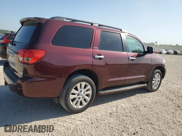 2010 Toyota Sequoia Platinum with VIN 5TDYY5G14AS030110, listed as a Copart auction lot 52528565 with 279,946 mi miles and Clean Title. Bid and sale history available at carsss.com. Image 3.