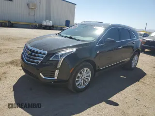2018 Cadillac XT5 FWD with VIN 1GYKNARS9JZ206977, listed as a Copart auction lot 52776585 with 55,126 mi miles and Salvage Title. Bid and sale history available at carsss.com. Image 1.