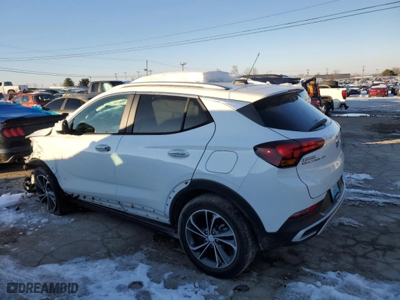 2023 Buick Encore GX Select with VIN KL4MMDS22PB132021, listed as a Copart auction lot 41632175 with 8,722 mi miles and Non Repairable. Bid and sale history available at carsss.com. Image 2.