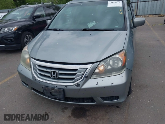 2009 Honda Odyssey EX-L with VIN 5FNRL38629B033203, listed as a IAAI auction lot 42172416 with 261,270 mi miles. Bid and sale history available at carsss.com. Image 6.