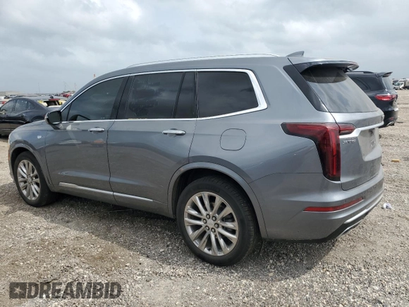 2021 Cadillac XT6 Premium Luxury with VIN 1GYKPCRS5MZ173938, listed as a Copart auction lot 51763435 with 75,247 mi miles and Clean title. Bid and sale history available at DreamBid. Image 2.